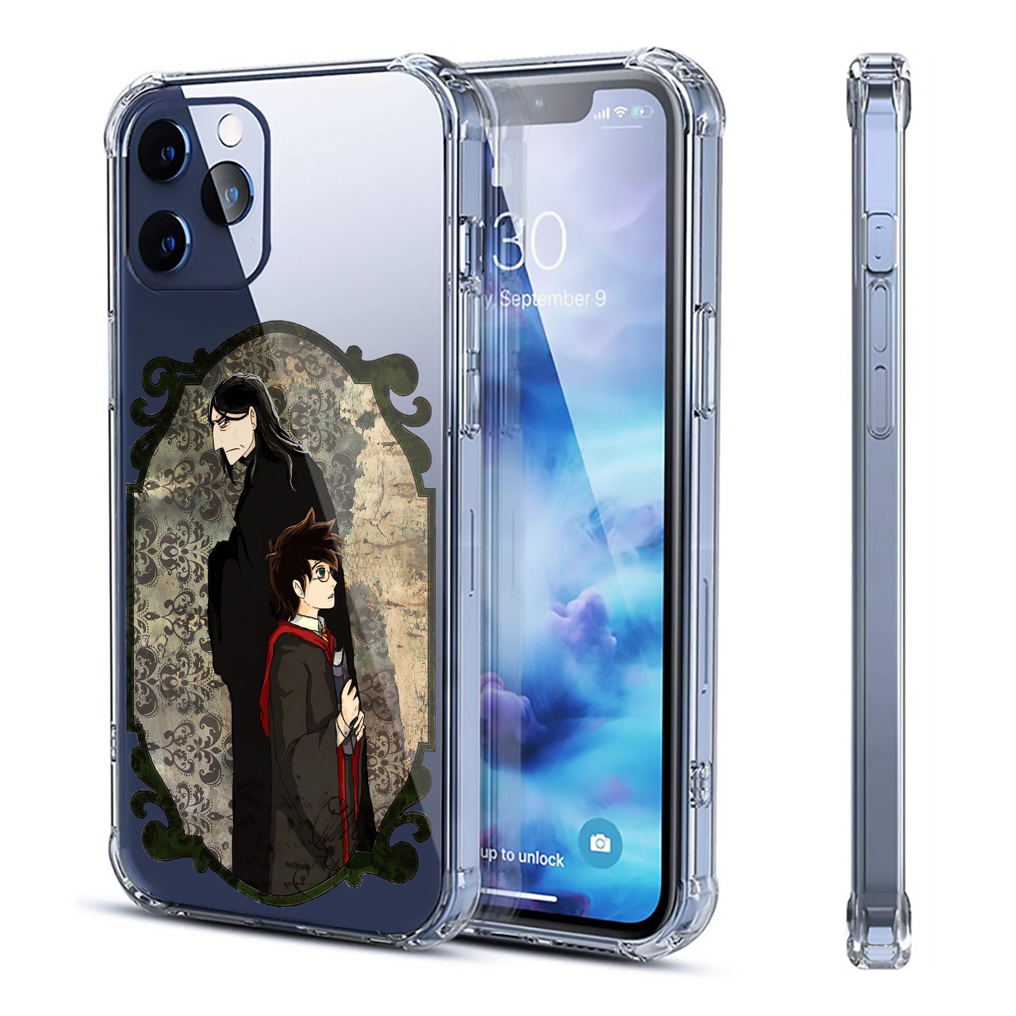 （画像用） Harry Potter ハリー・ポッターシリーズ 【iPhone 12シリーズ対応】透明スマホケース（クリアソフトケース）